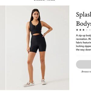 Outdoor Voices SplashKnit Bodysuit Black XL